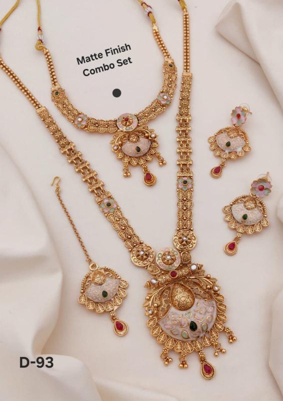 Matte Finish combo set D 93 Wholesale imitation jewellery suppliers in Gujarat